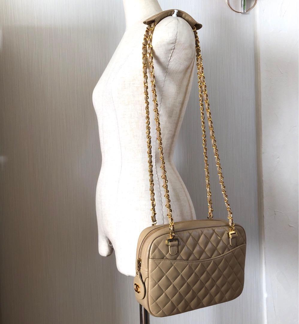 【さやっち様】CHANELシャネル　マトラッセ　ショルダーバック　ベージュ