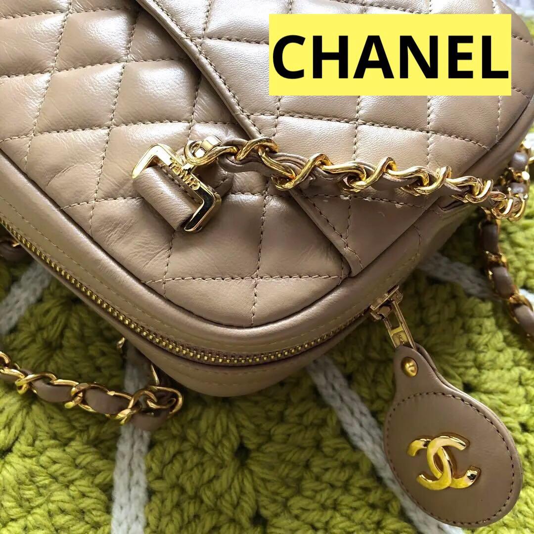 【さやっち様】CHANELシャネル　マトラッセ　ショルダーバック　ベージュ