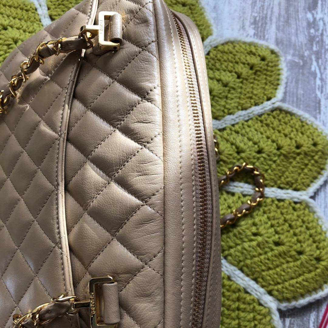 【さやっち様】CHANELシャネル　マトラッセ　ショルダーバック　ベージュ