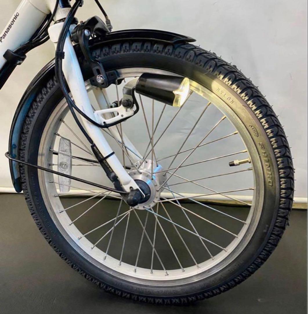 1年保証 送料無料　新型　パナソニック　ギュットミニ　白色　電動アシスト自転車