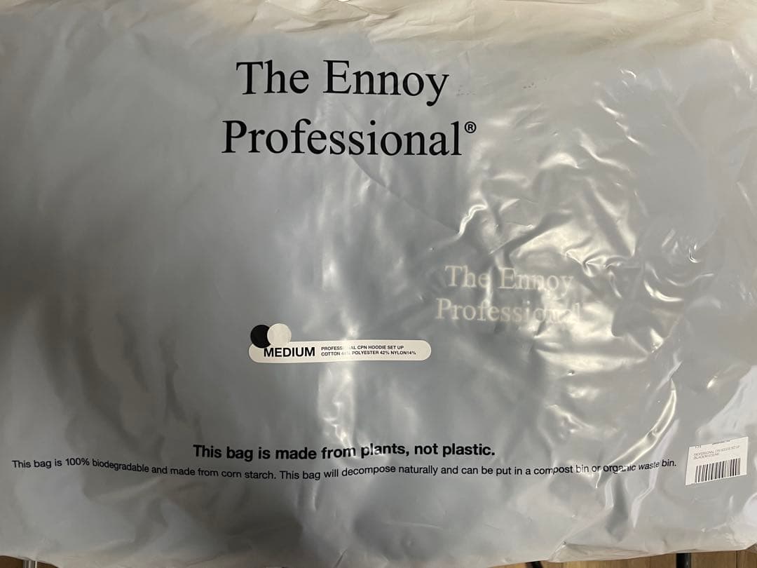 ENNOY Professional CPN Hoodie Set Up 黒×白