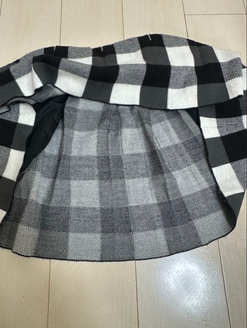 ジュンアンドロペ　ギンガムニットセットアップ　セット販売