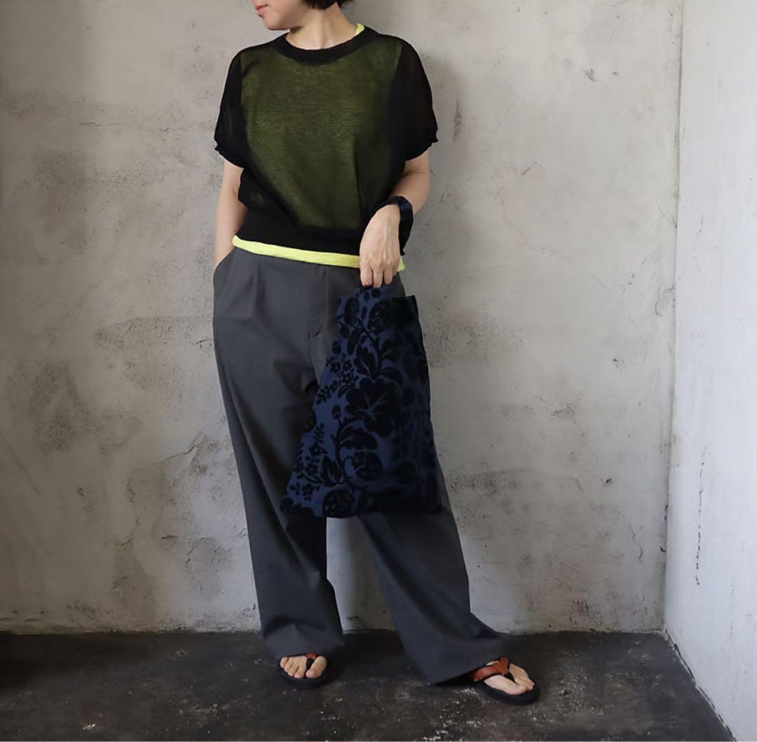 バッグ R&D.M.Co- wild berry velvet tote bag