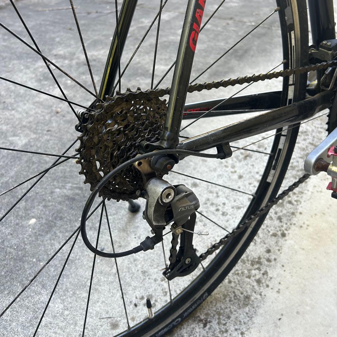 【直接引取り限定　愛知】GIANT RX クロスバイク ブラック/レッド