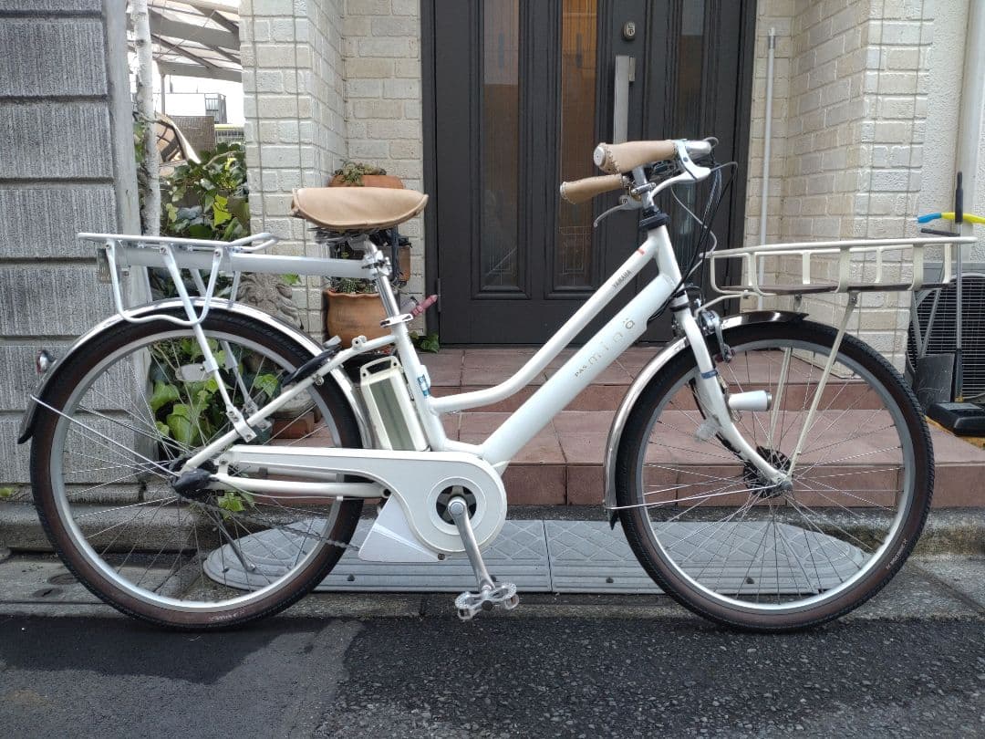 配送可★直接引渡可カスタム【ヤマハ ミーナ mina】電動アシスト自転車★子供乗