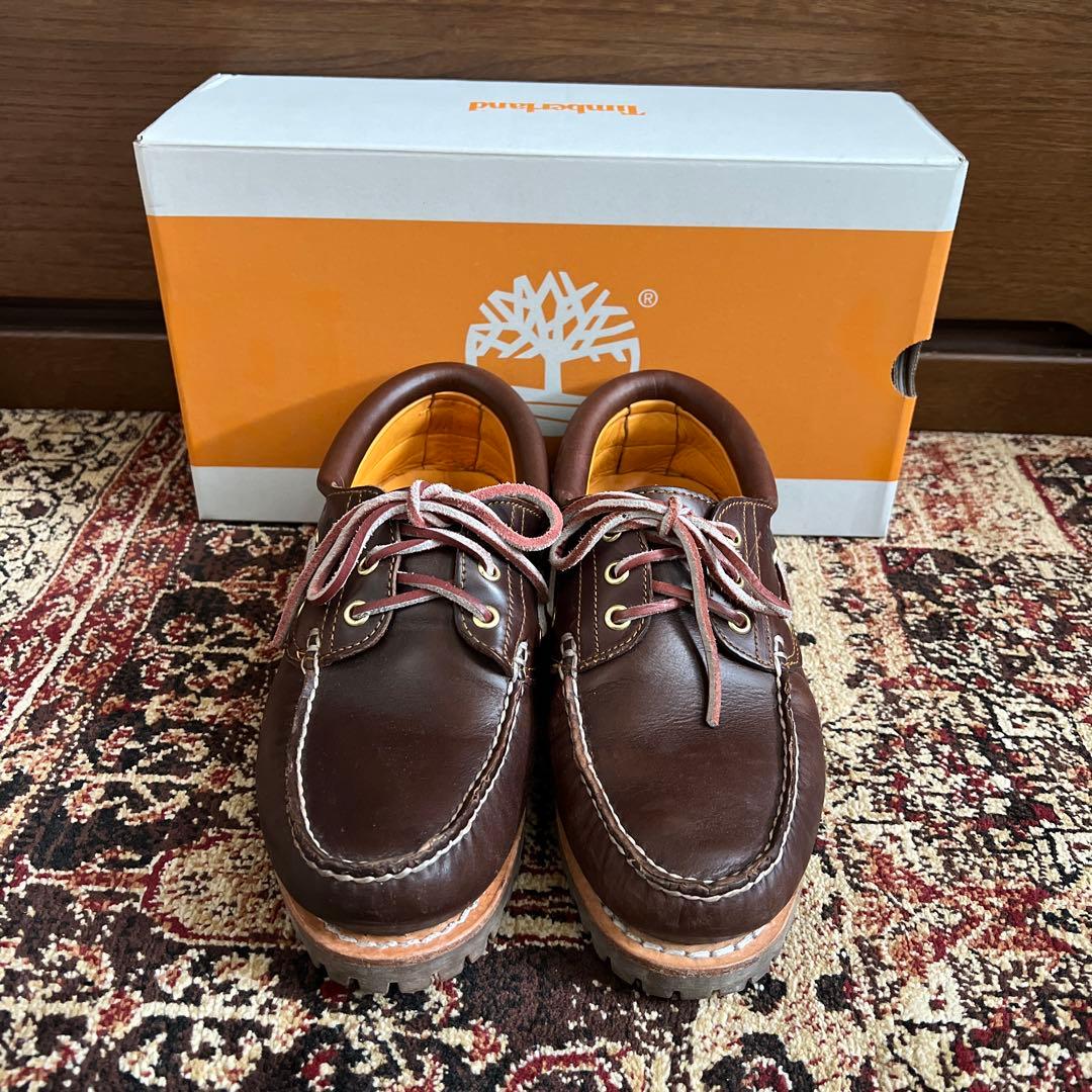 Timberland 3eye classic lug brown ローファー