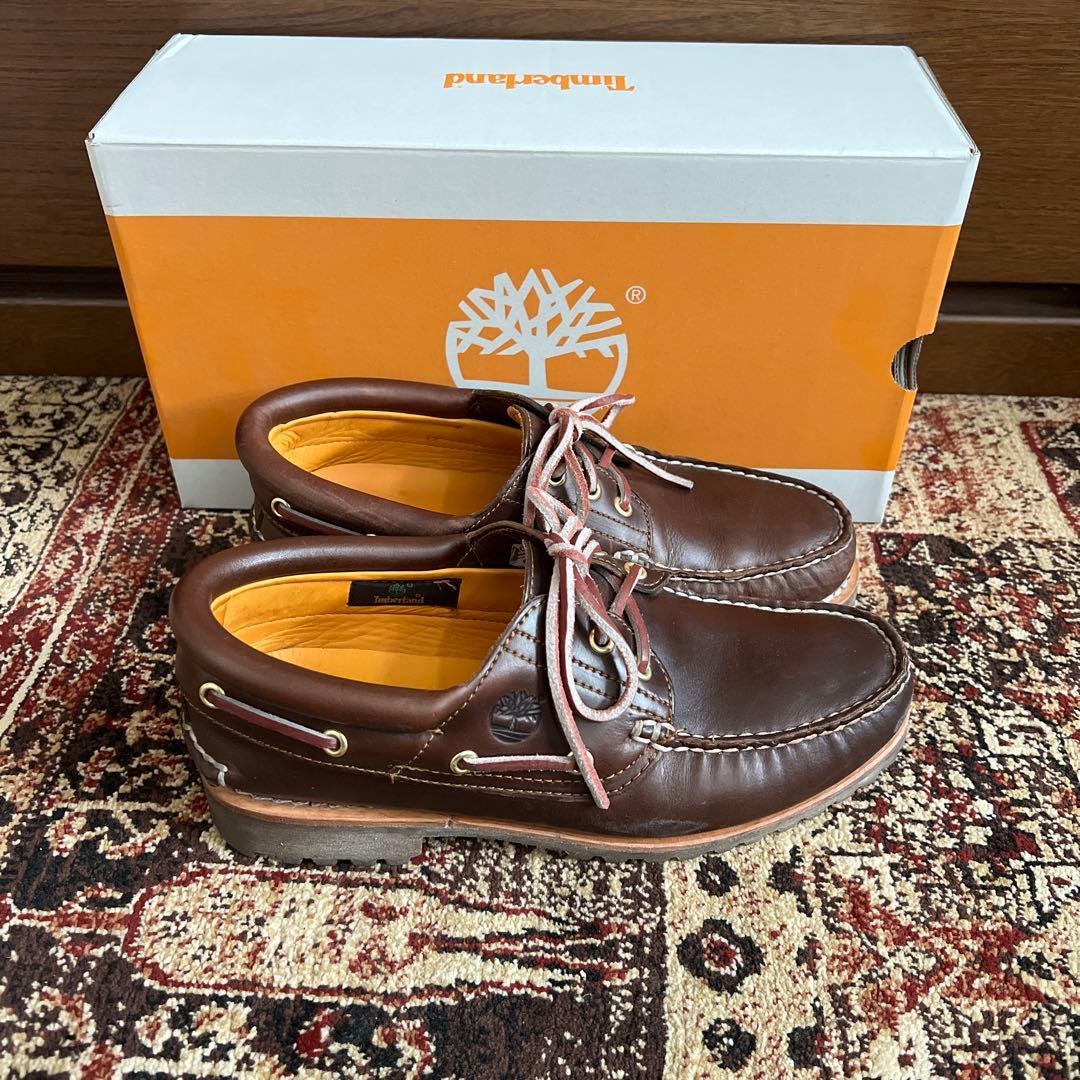 Timberland 3eye classic lug brown ローファー