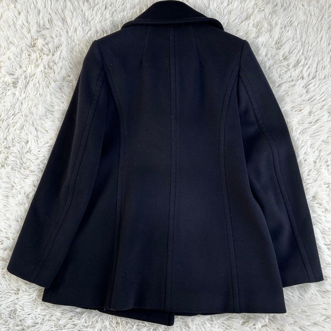 美品✨マッキントッシュロンドン Pコート 40 濃紺 ウール カシミヤ　日本製