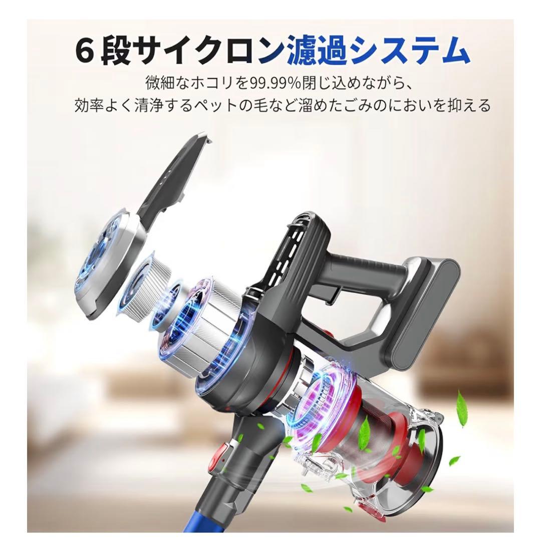 新品未使用❣️ 掃除機 コードレス　超軽量　自走式　50000PA ダイソン級