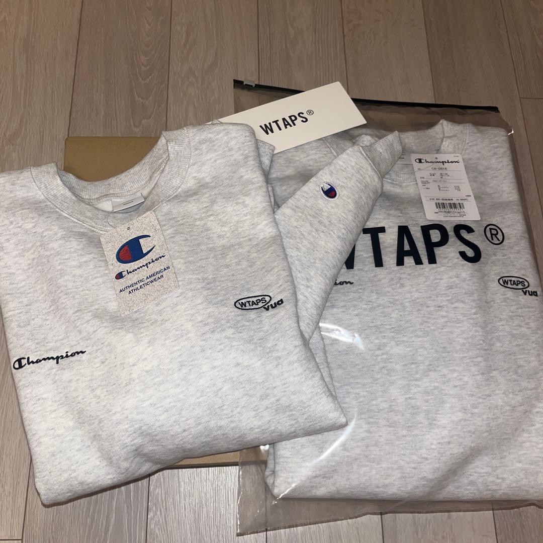 【新品・未開封】WTAPS × Champion クルーネックスウェットシャツ