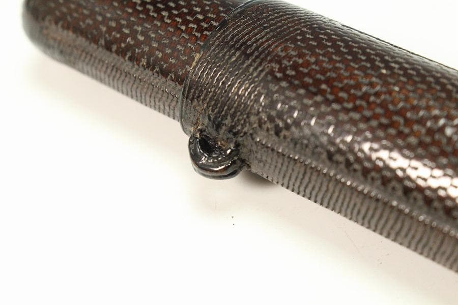 提げ物 煙管筒 網代 花鳥蒔絵(K-YC418)