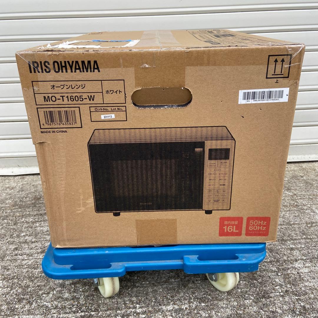 新品未開封 アイリス オーブンレンジ MO-T1605-W 　e1586-1F