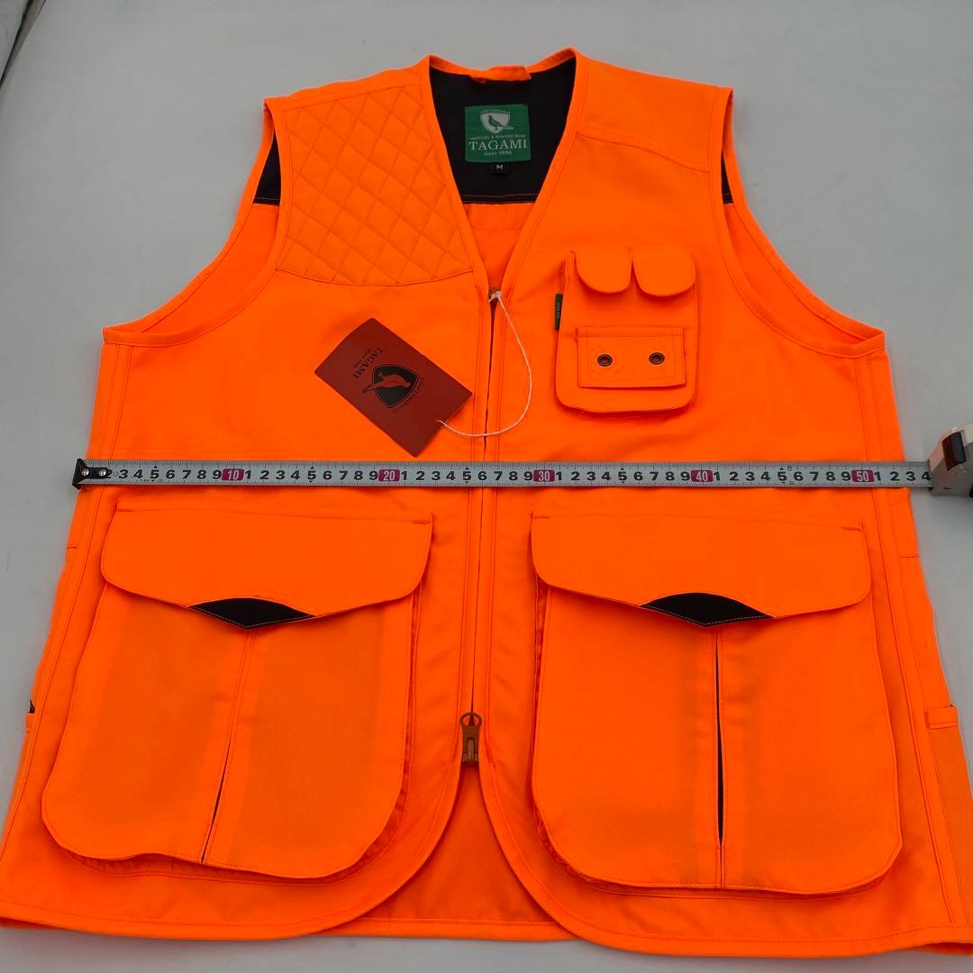 TAGAMI オレンジ ハンティングベスト Mサイズ　YU326