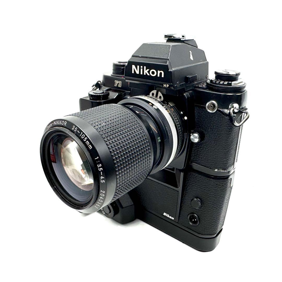 ❁完動品❁NIKON ニコン F3P HP ボディ MD-4 ズームレンズ