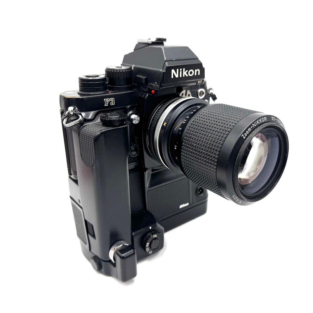 ❁完動品❁NIKON ニコン F3P HP ボディ MD-4 ズームレンズ
