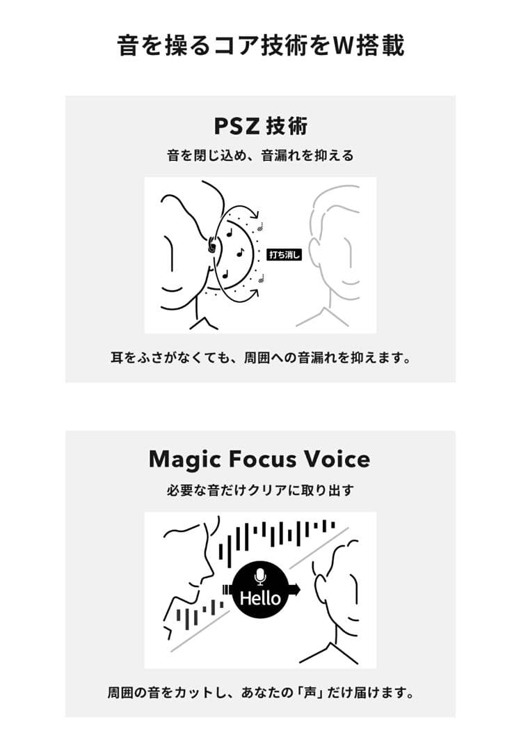 【新品未使用】nwm One イヤホン ライトグレー｜超軽量＆高音質