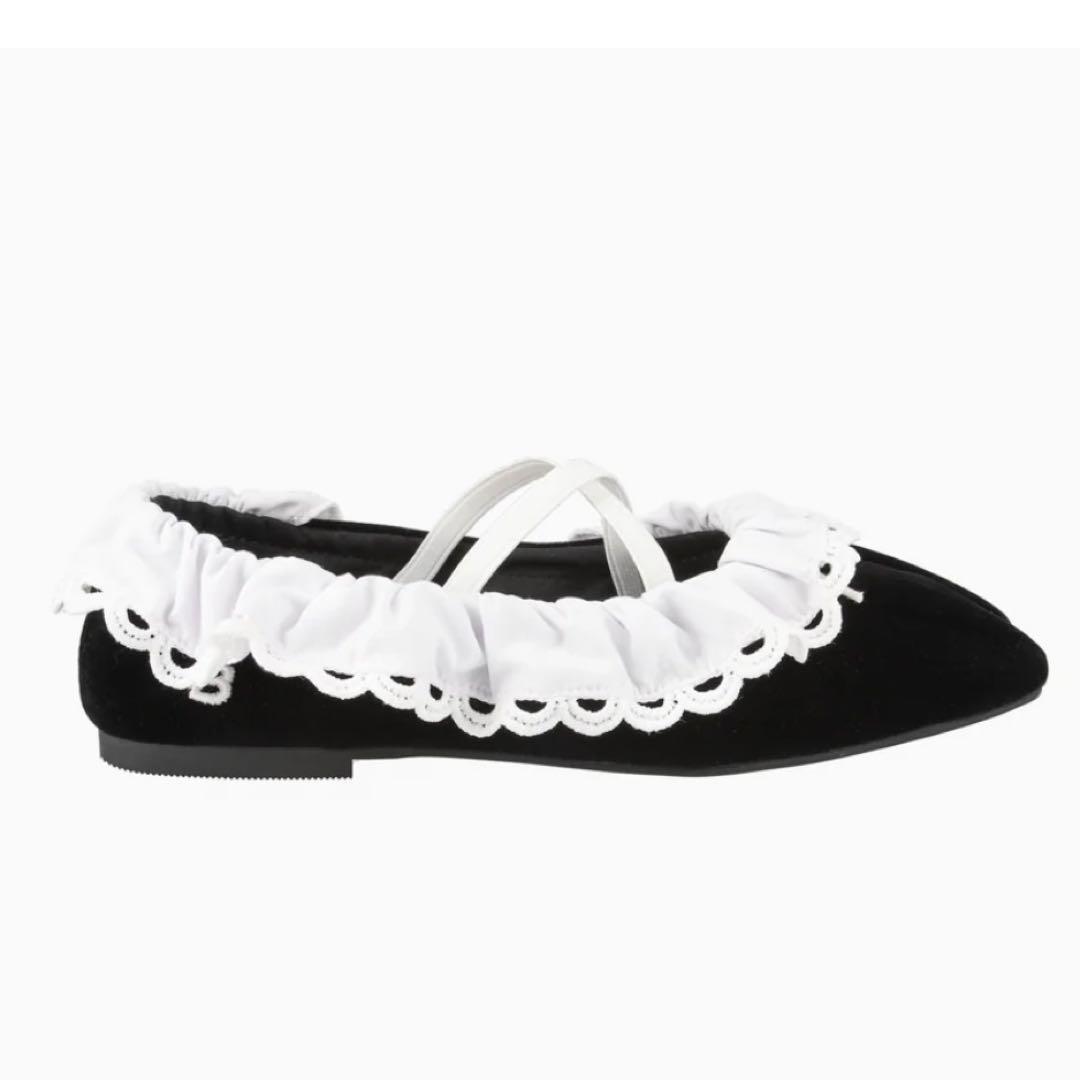 靴 bibiy B. LACE BALLERINAS