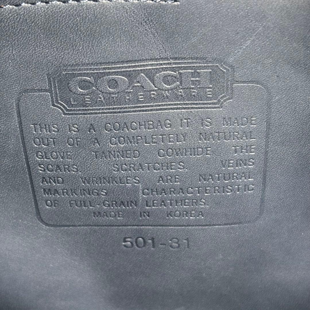 コーチ COACH ショルダーバッグ 斜め掛け 巾着 オールドコーチ レザー