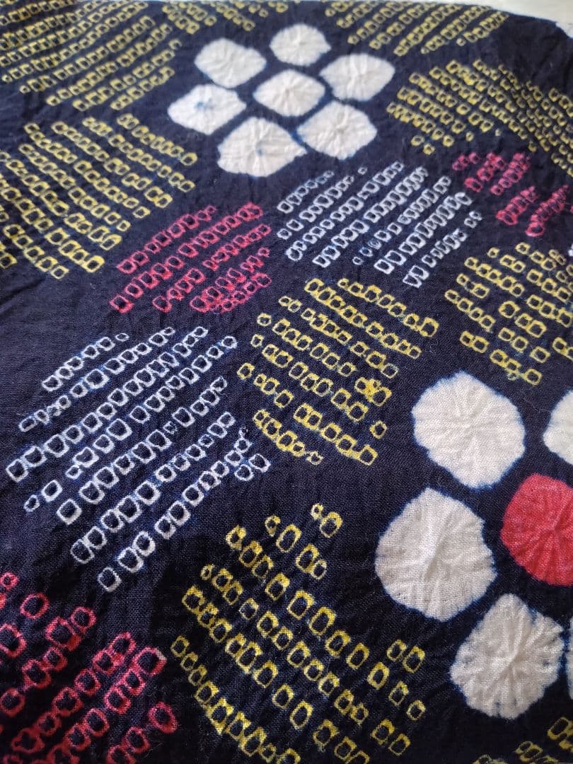 【未使用】高級浴衣　有松鳴海絞りの浴衣１8