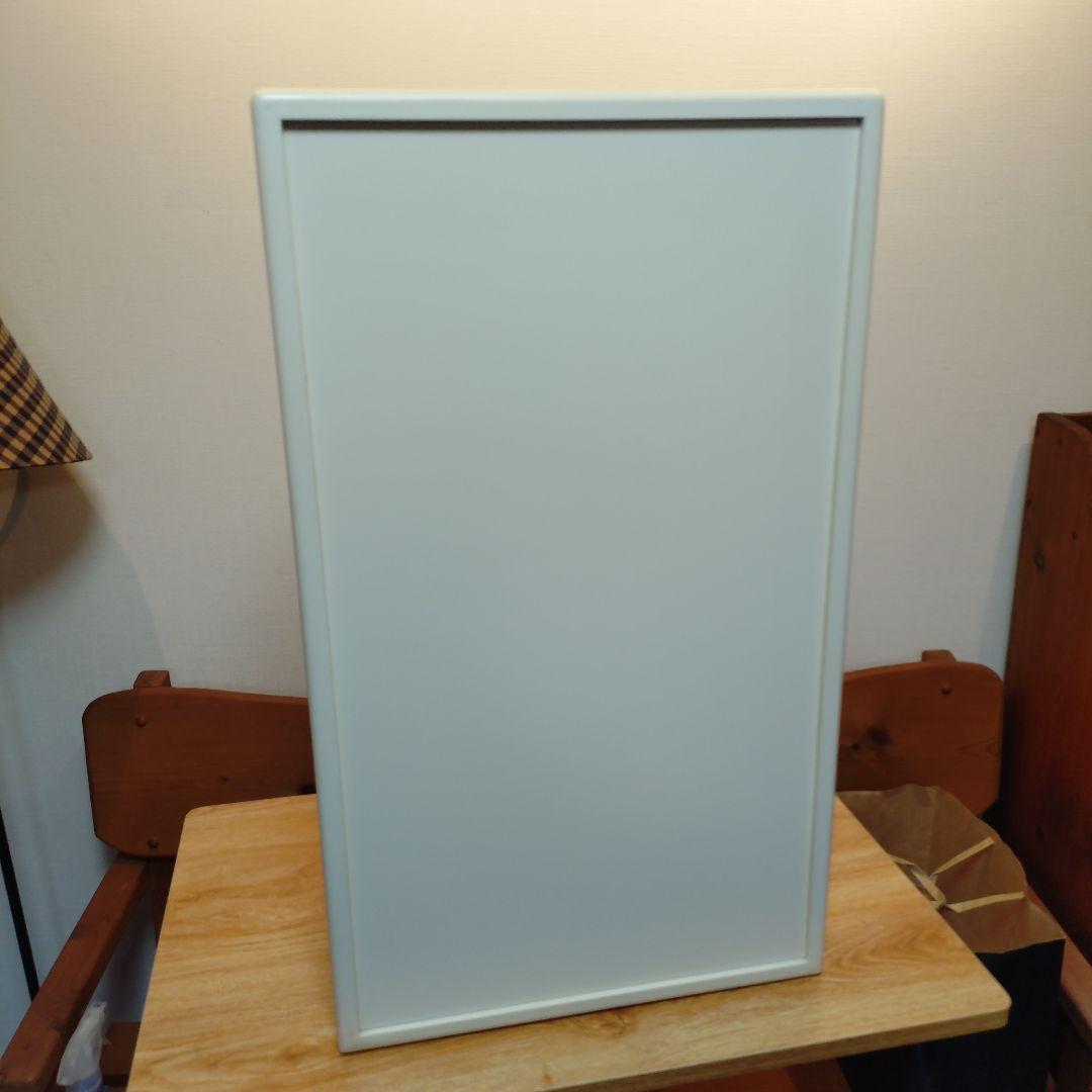 ホワイト ガラスディスプレイケース 3棚