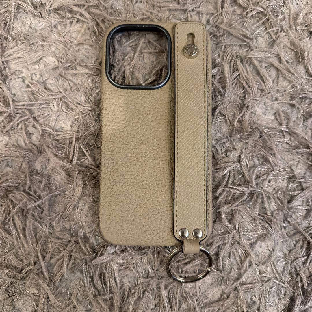 美品　ボナベンチュラ iPhone 15 Pro ケース ストラップ