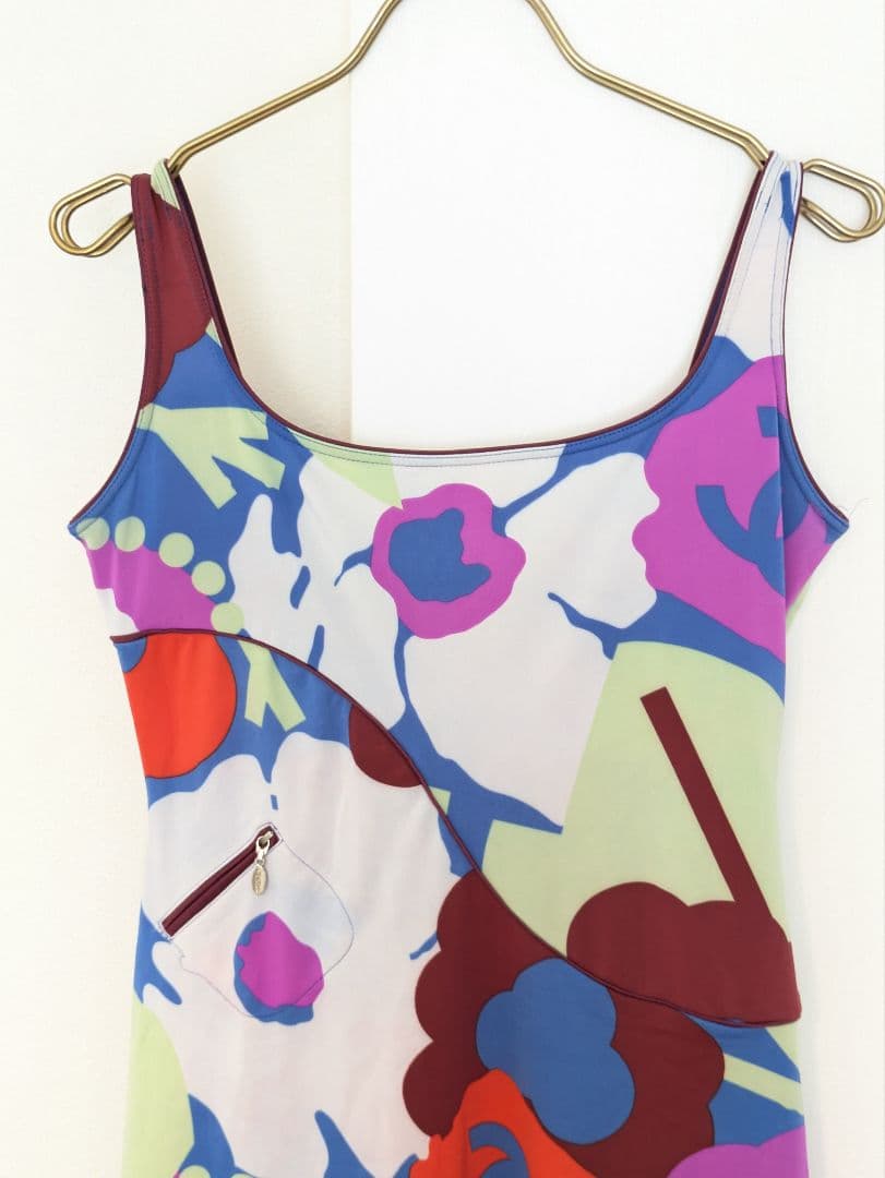 【美品】CHANEL シャネル ワンピース フラワープリント L相当