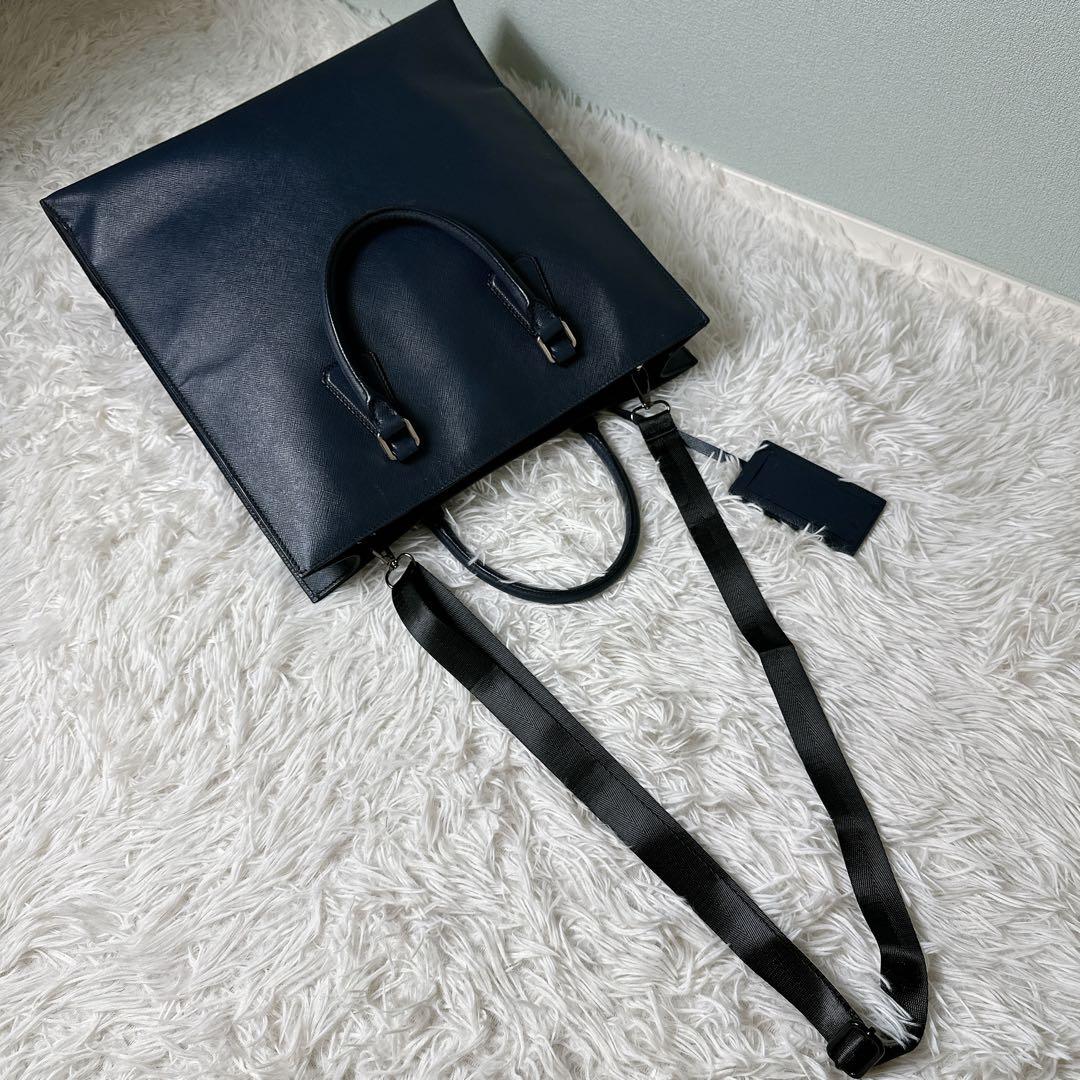 希少✨PRADA サフィアーノ VA1016 トートバッグ 2way ビジネス