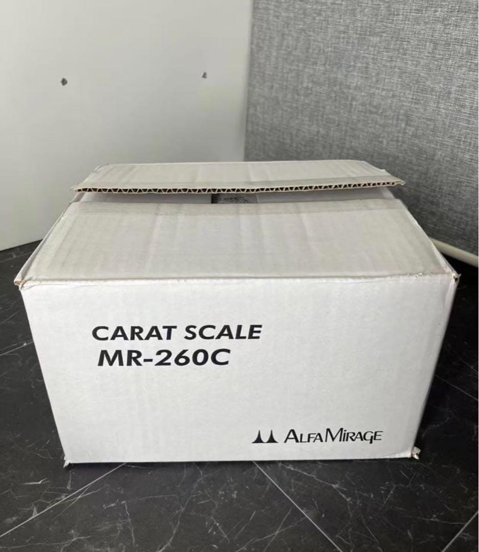 新品未使用 小型カラット天びん MR-260C