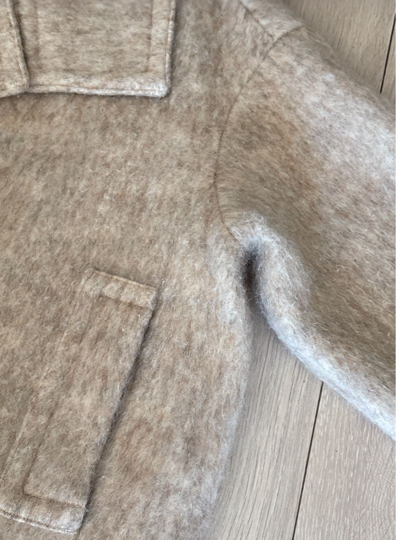 美品　コラージュ ガリャルダガランテ シャギーコート　ベージュ