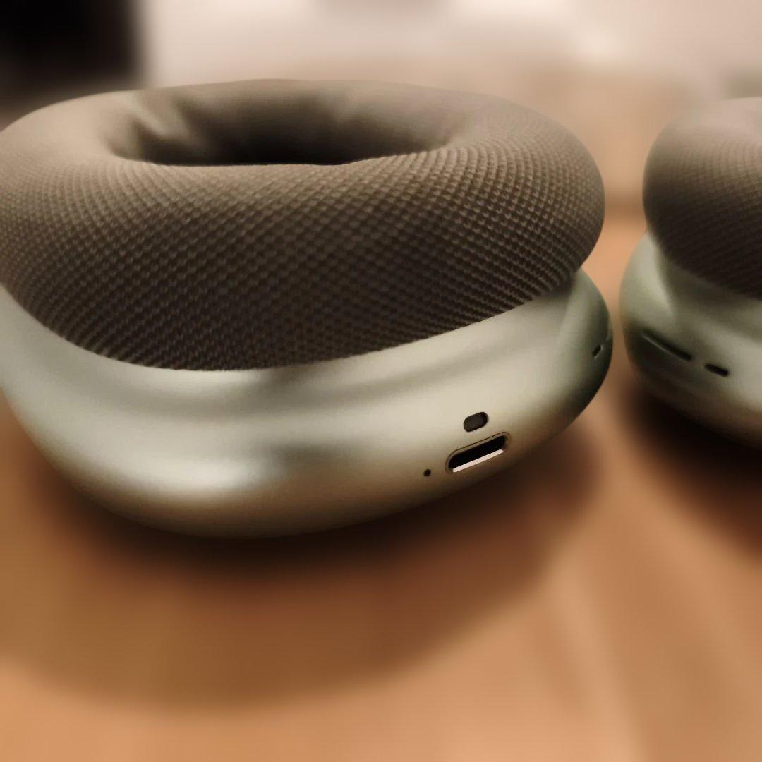 AirPods Max ミッドナイトグリーン 本体 充電ケーブル・ケース付き