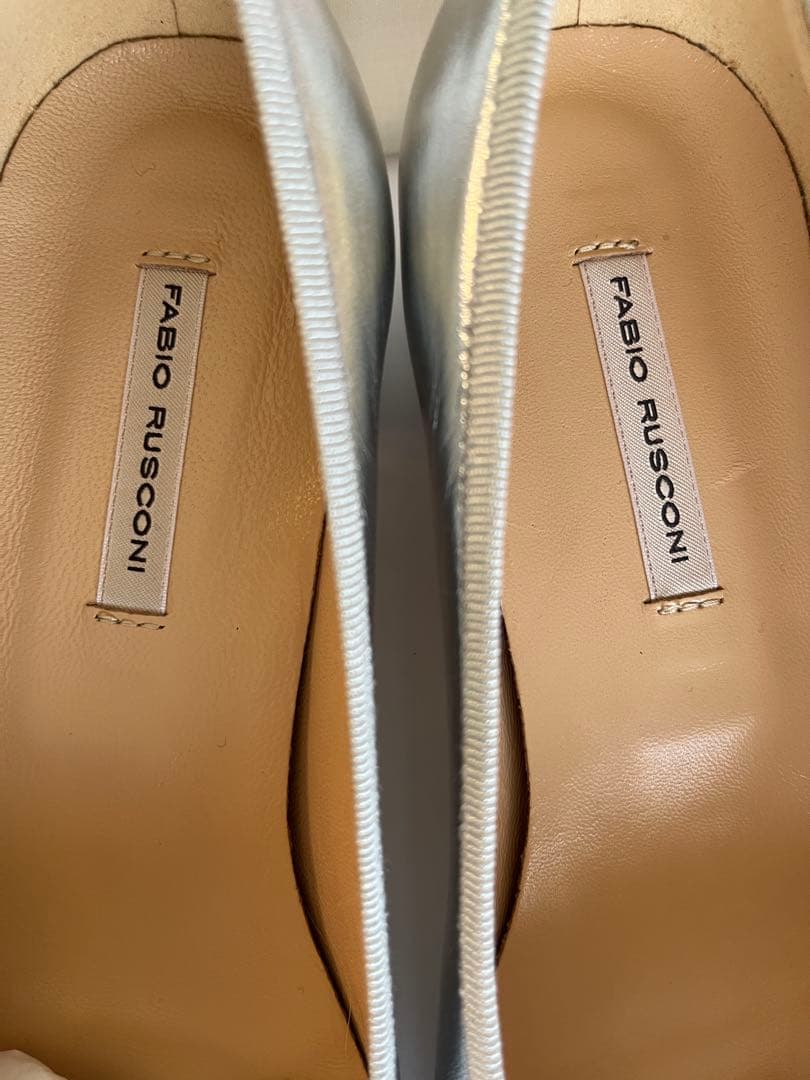 新品未使用　FABIO RUSCONI ファビオルスコーニ　シルバー　36.5