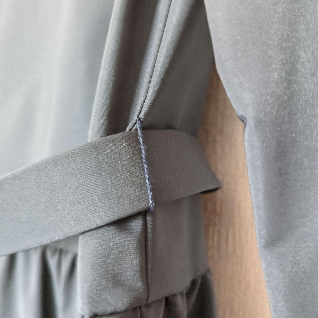 エムズグレイシー　ワンピース　セレモニー　紺色　フリル　卒業式　入学式　Lサイズ