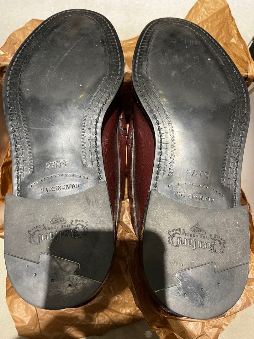 kenford fine shoes embossed loafers限定カラー