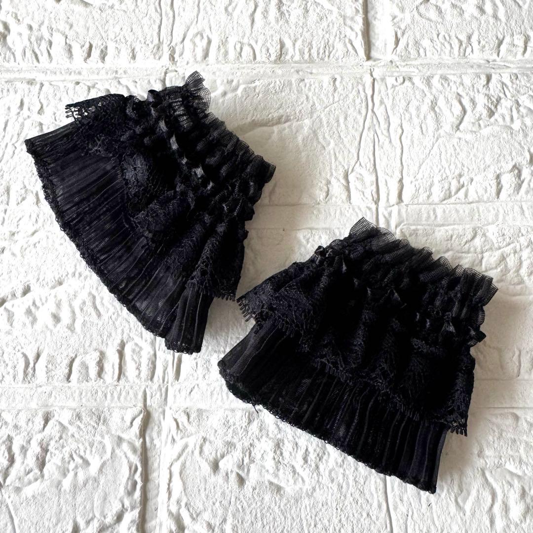 パール付き重ね衿　レース半衿　レース帯揚げ　つまみ細工のお飾り　レース付け袖　他