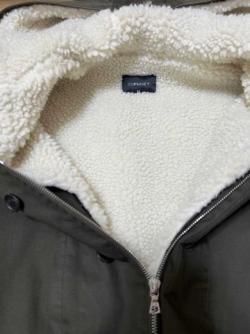 SOPHNET. モッズコート オリーブ　M