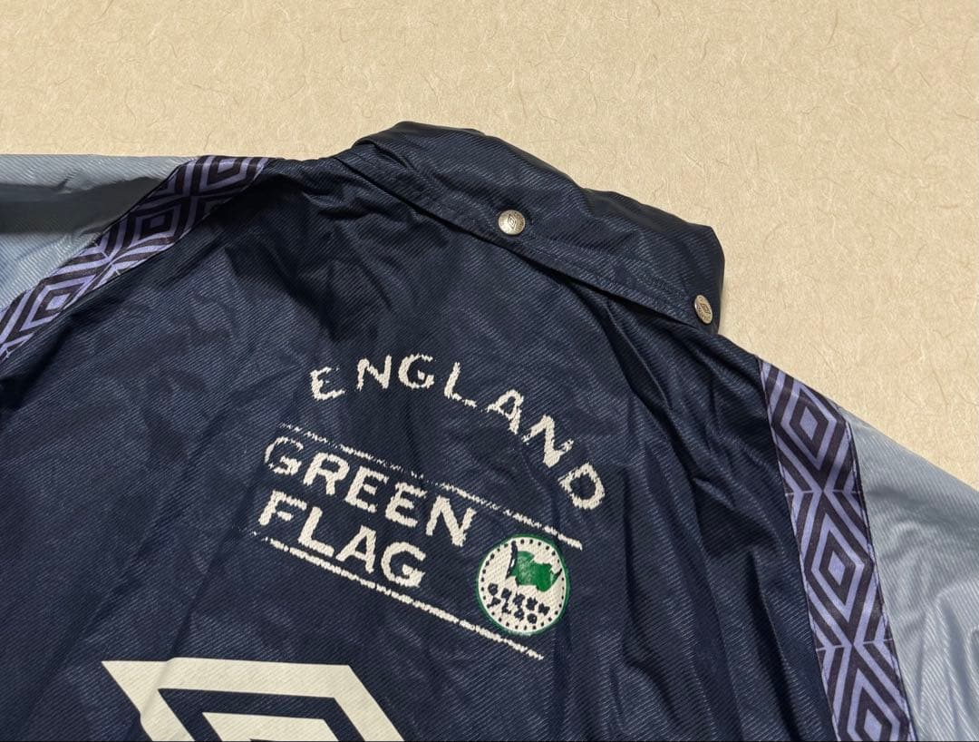 90s アンブロ　イングランド代表　レイン　ジャケット　ナイロン
