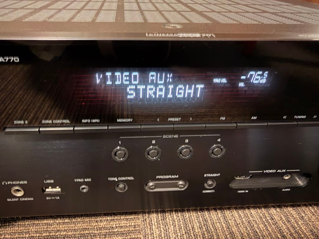 ヤマハ AVレシーバー RX-A770 AVENTAGE【動作確認済・元箱付】