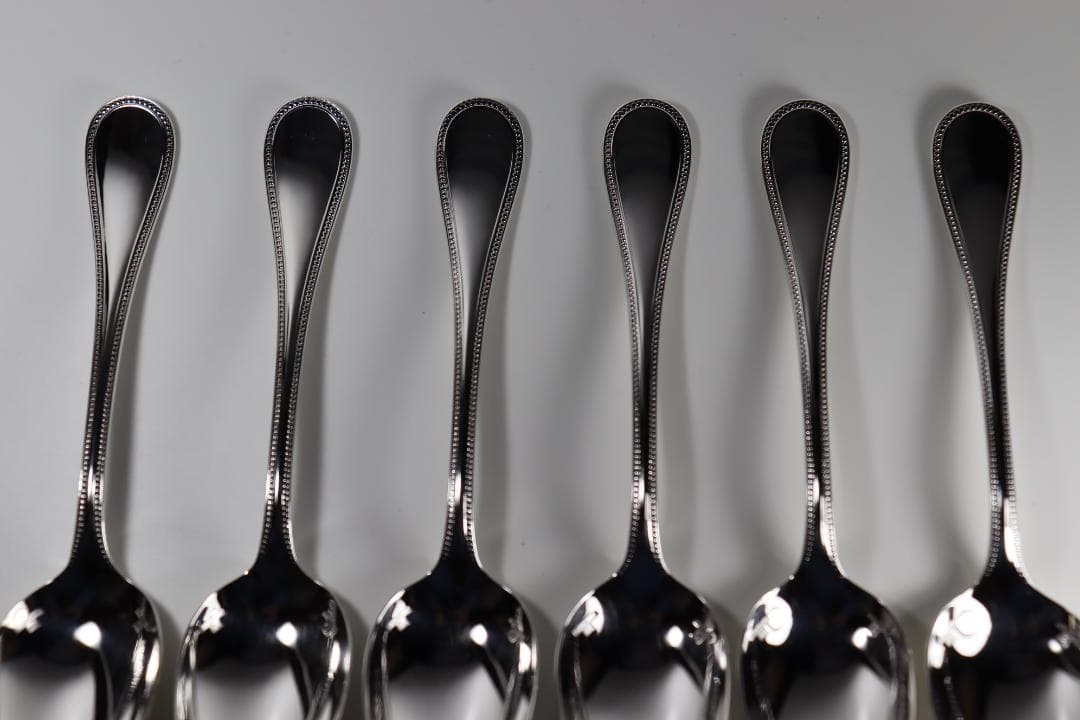 クリストフル■コーヒースプーン６本セット■とてもきれい…■人気の「パール」です■