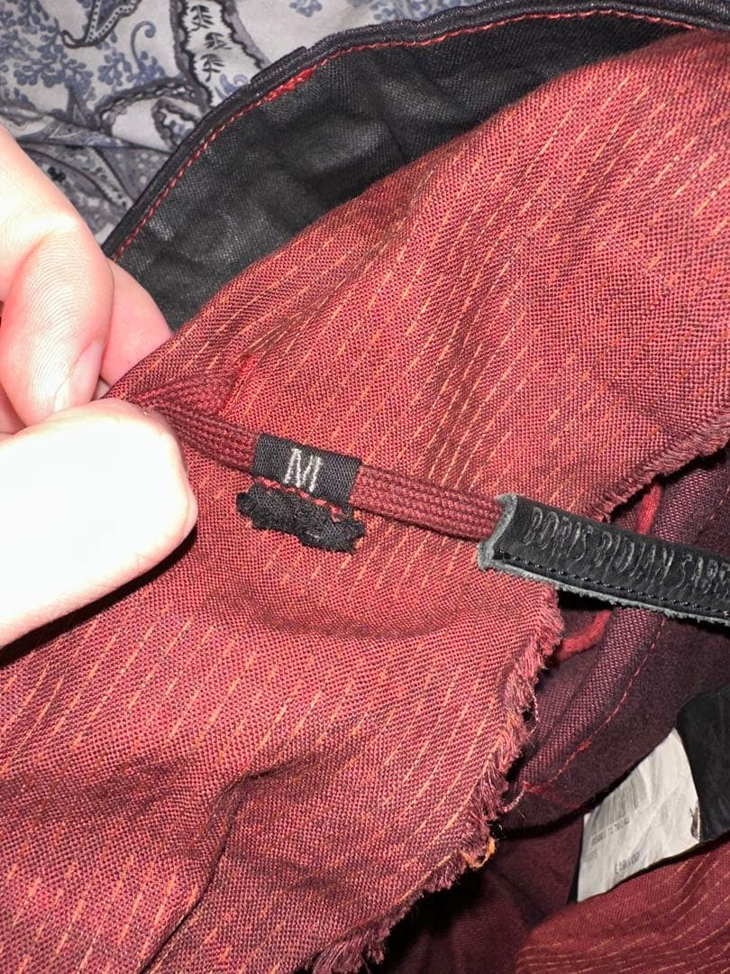 11AW ボリス ビジャン サベリ パンツ p15 f185 M