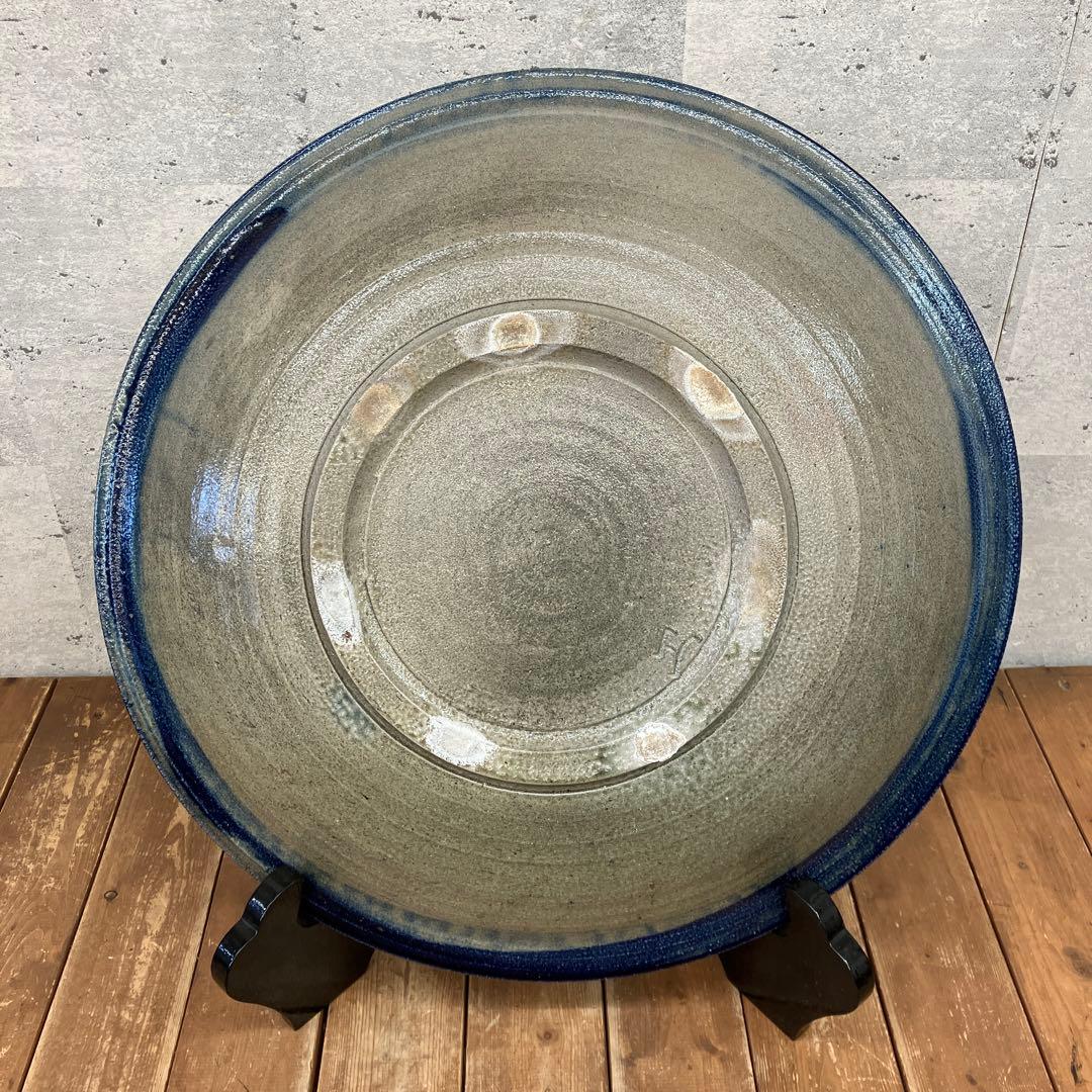 昭和レトロ 有田焼 猿川谷 山徳窯 染錦極上山水絵  特大皿 大皿 飾皿 置物