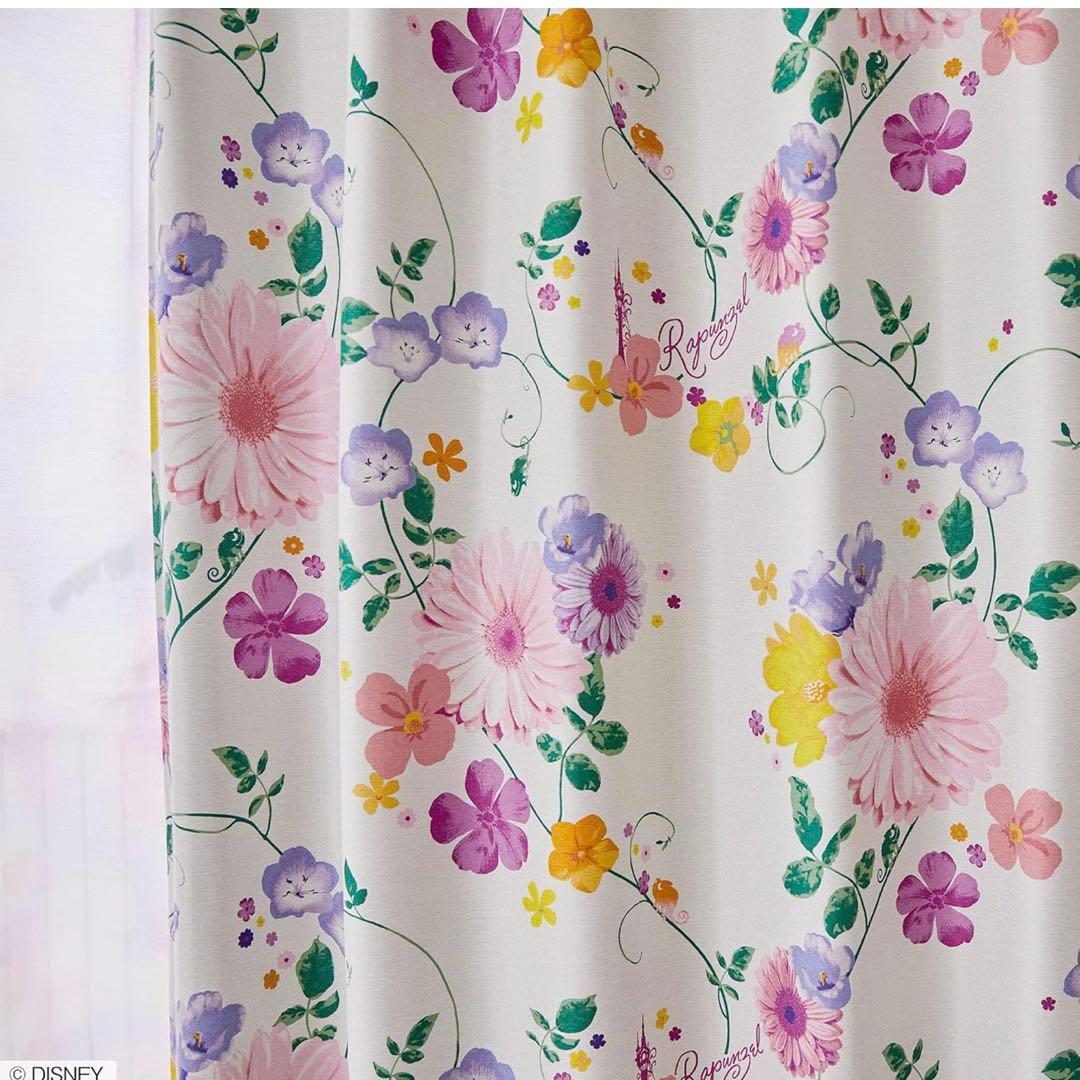 スミノエ カーテン アイボリー ディズニー プリンセス 遮光2級