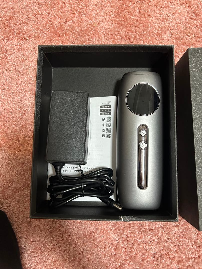 Noend ノーエンド コードレス脱毛器 Wクーリングフォト スキンケアデバイス