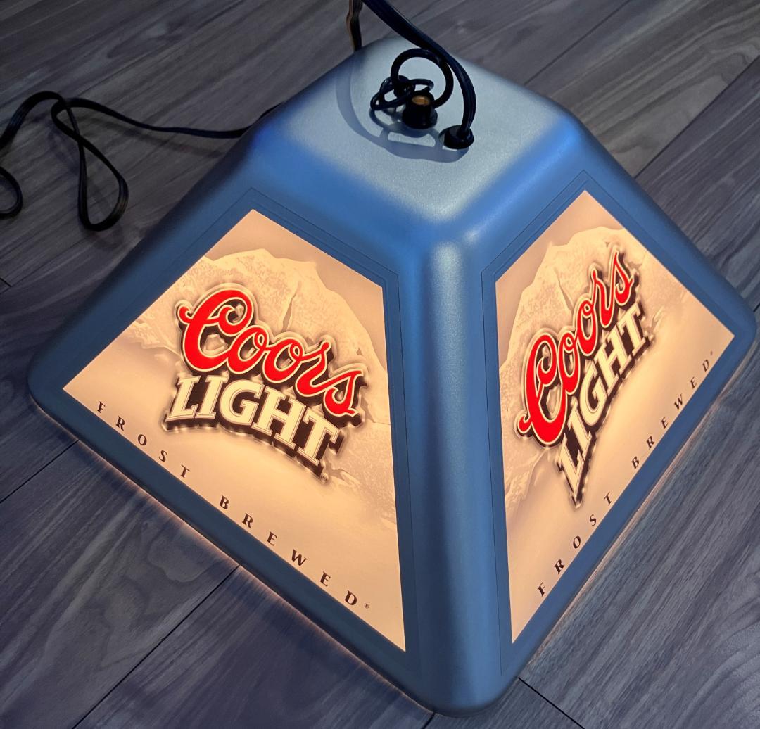 Coors Light ランプ 2002年 プールバーライト Bud Light