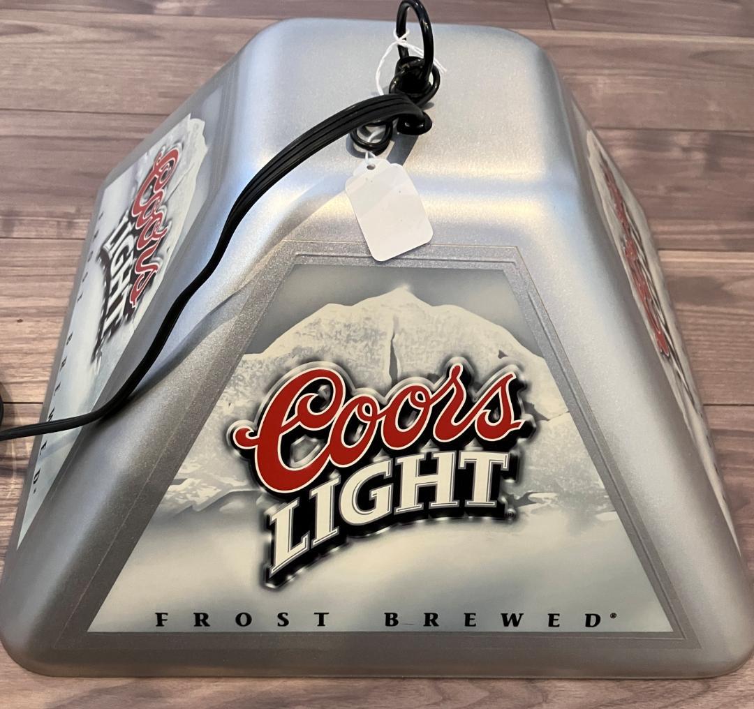 Coors Light ランプ 2002年 プールバーライト Bud Light