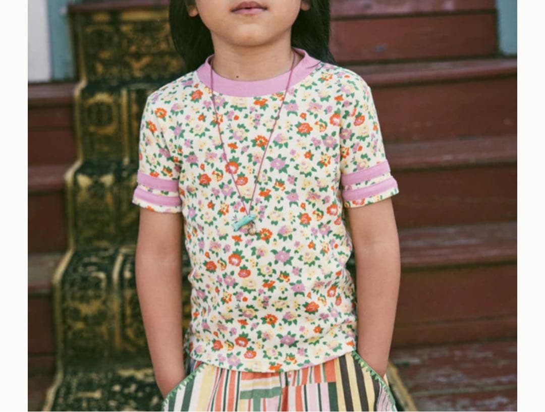 Misha & Puff Rec Tee 花柄 Tシャツ　8y