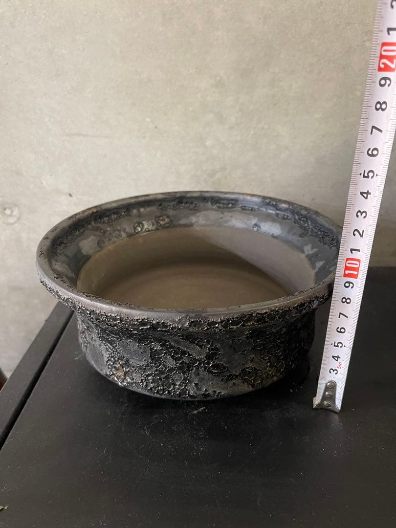 中川智治　植木鉢　大鉢　作家鉢