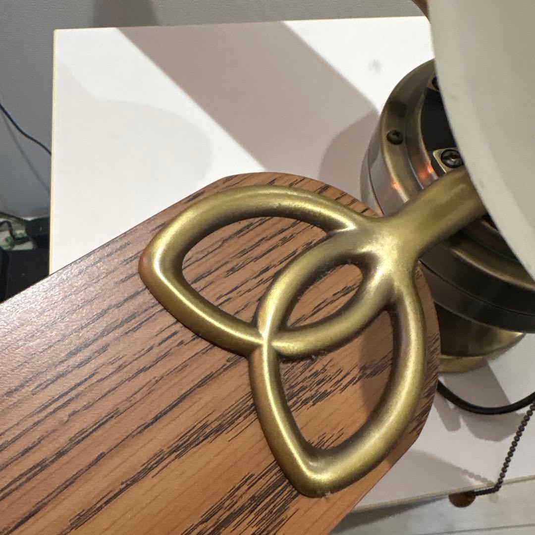 ブロンズ 4灯 シーリングファン E26口金