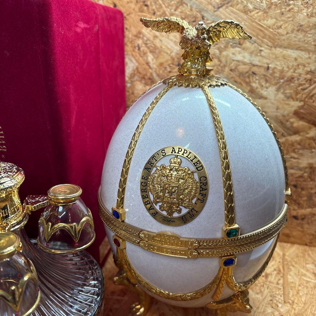 ラドガ インペリアル コレクション イースターエッグ パール ホワイト　空き瓶