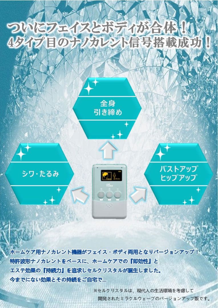 特別　新未使用正規品　フレキシア　セルクリスタル」アーム、レッグチューブ付