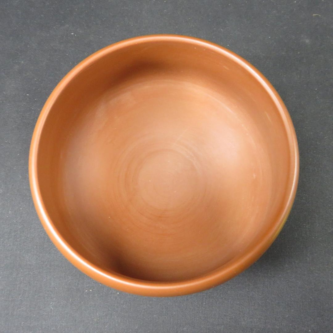 茶碗 在銘 木箱 朱泥 彫刻 達磨 抹茶碗 共箱 茶器 茶道具 陶元